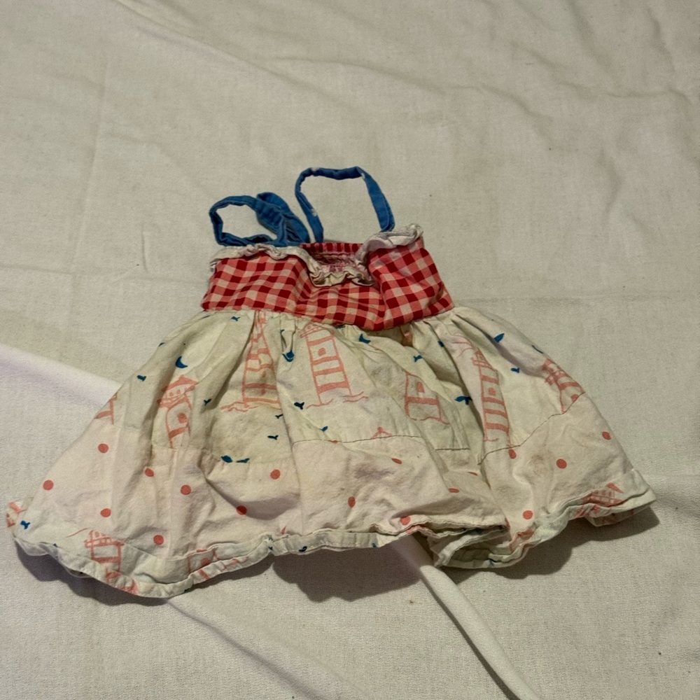 Lighthouse beachy baby dress